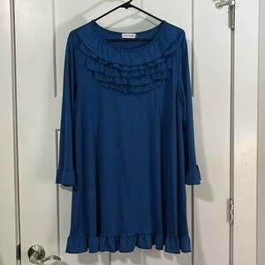 Nuggles Royal Blue Taylor Top 2X